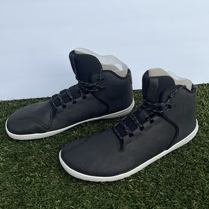 Vivobarefoot borough black camel hide leather lace up ankle boots mens size 47